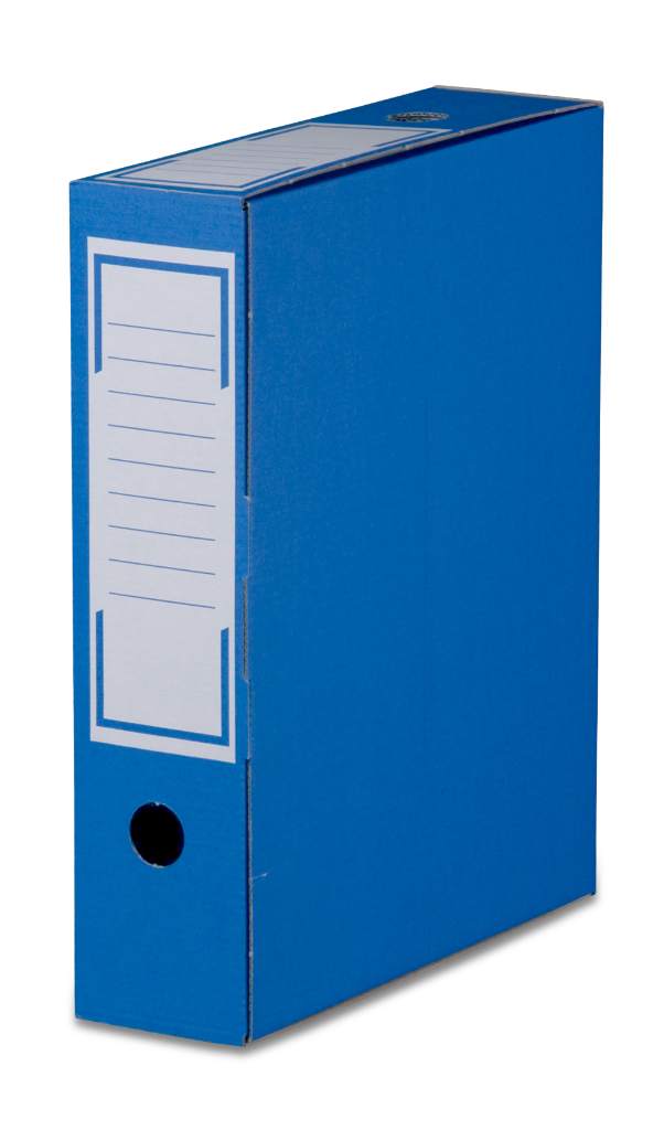 Archiv-Ablagebox, blau (315x76x260 mm)