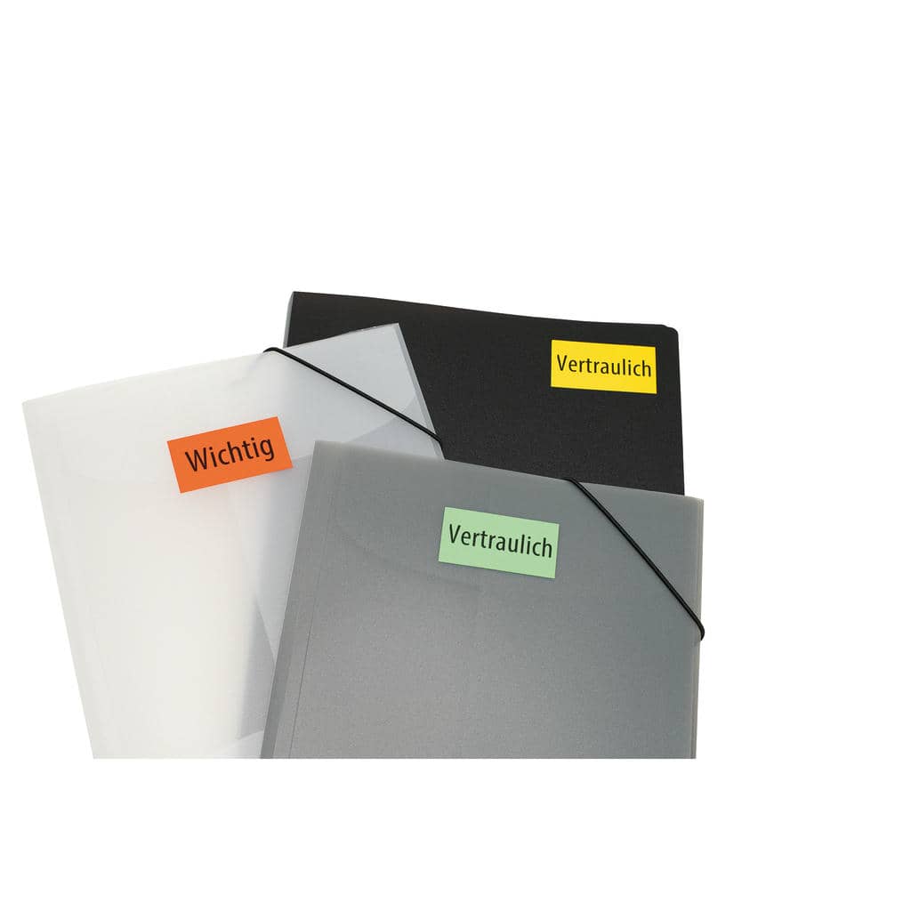 Farbige Etiketten rot – 105 x 148 mm