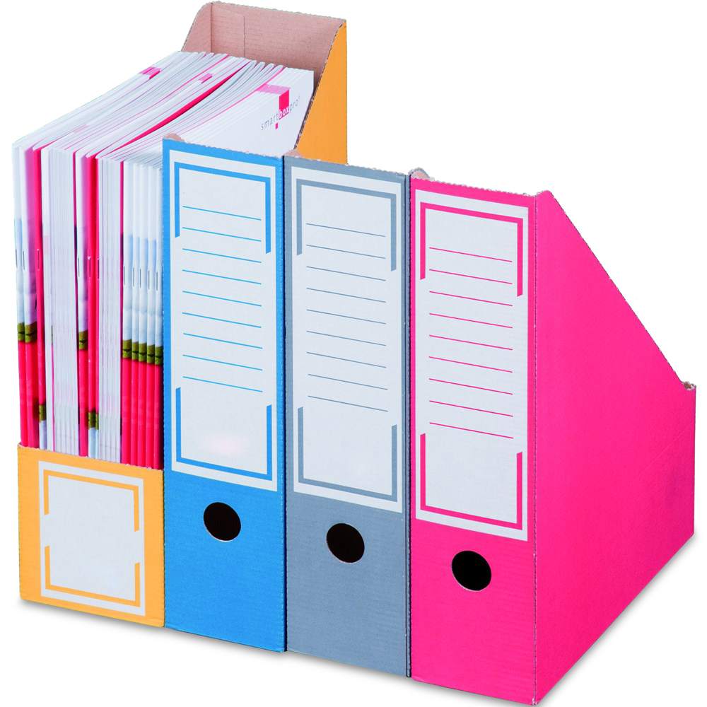 Archiv-stehsammler, gelb (257x97x317 mm)