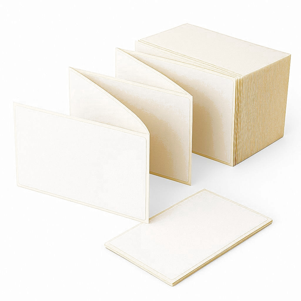Falzetikett Thermo ECO, 110 x 162 mm | 2000 Stk. je VPE