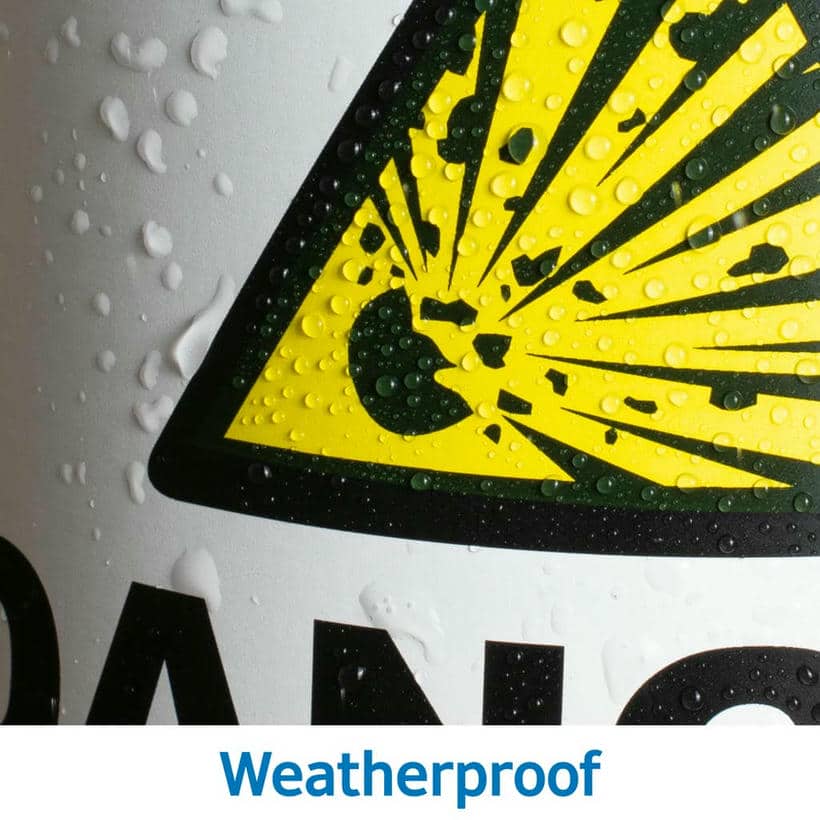 Wetterfeste Inkjet-Etiketten – 210,0 x 148,0 mm