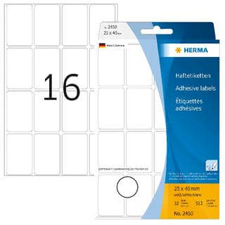 Vielzwecketiketten weiß