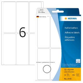 Vielzwecketiketten weiß