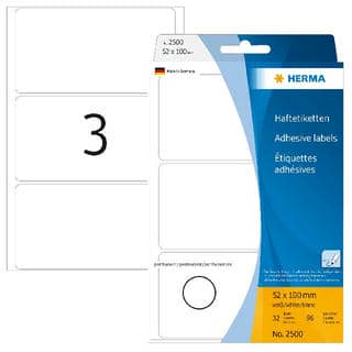 Vielzwecketiketten weiß