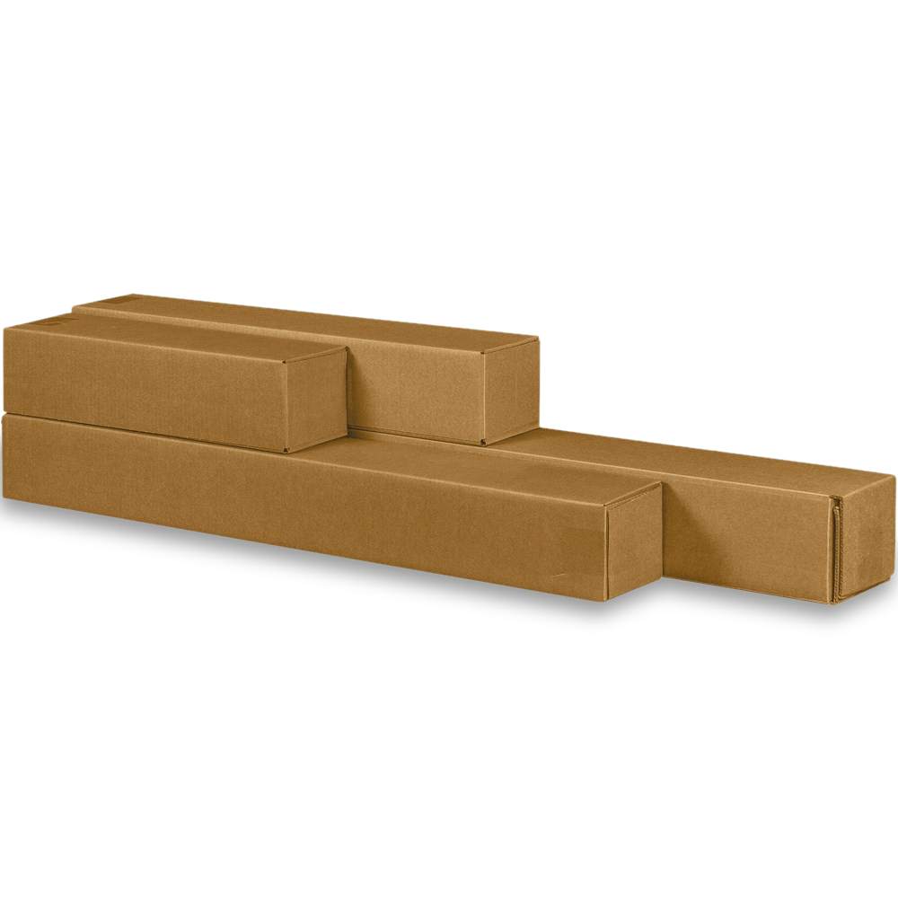 Quadratische Versandboxen, teleskopierbar, Teleskophülle zur Verlängerung (1050x112x112 mm)