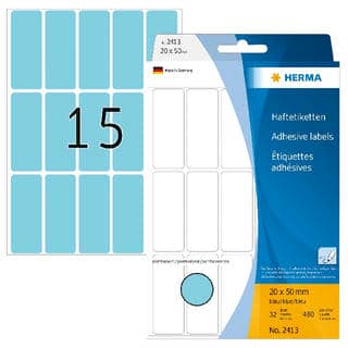 Vielzwecketiketten blau