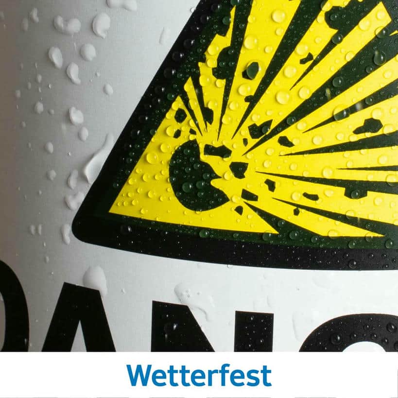 Witterungsbeständige Etiketten, extrem stark haftend, imprägniert – 99,1 x 67,7 mm