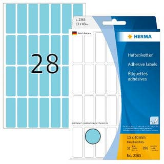 Vielzwecketiketten blau